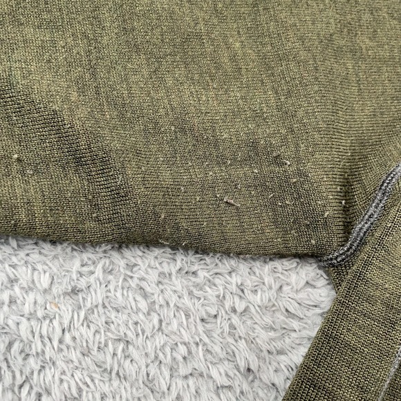 Smartwool Sweater Mens XL Green Merino Wool Crewneck Pullover Knit Hiking - Picture 3 of 10